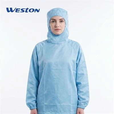 ESD Hooded Cleanroom Separe Suit